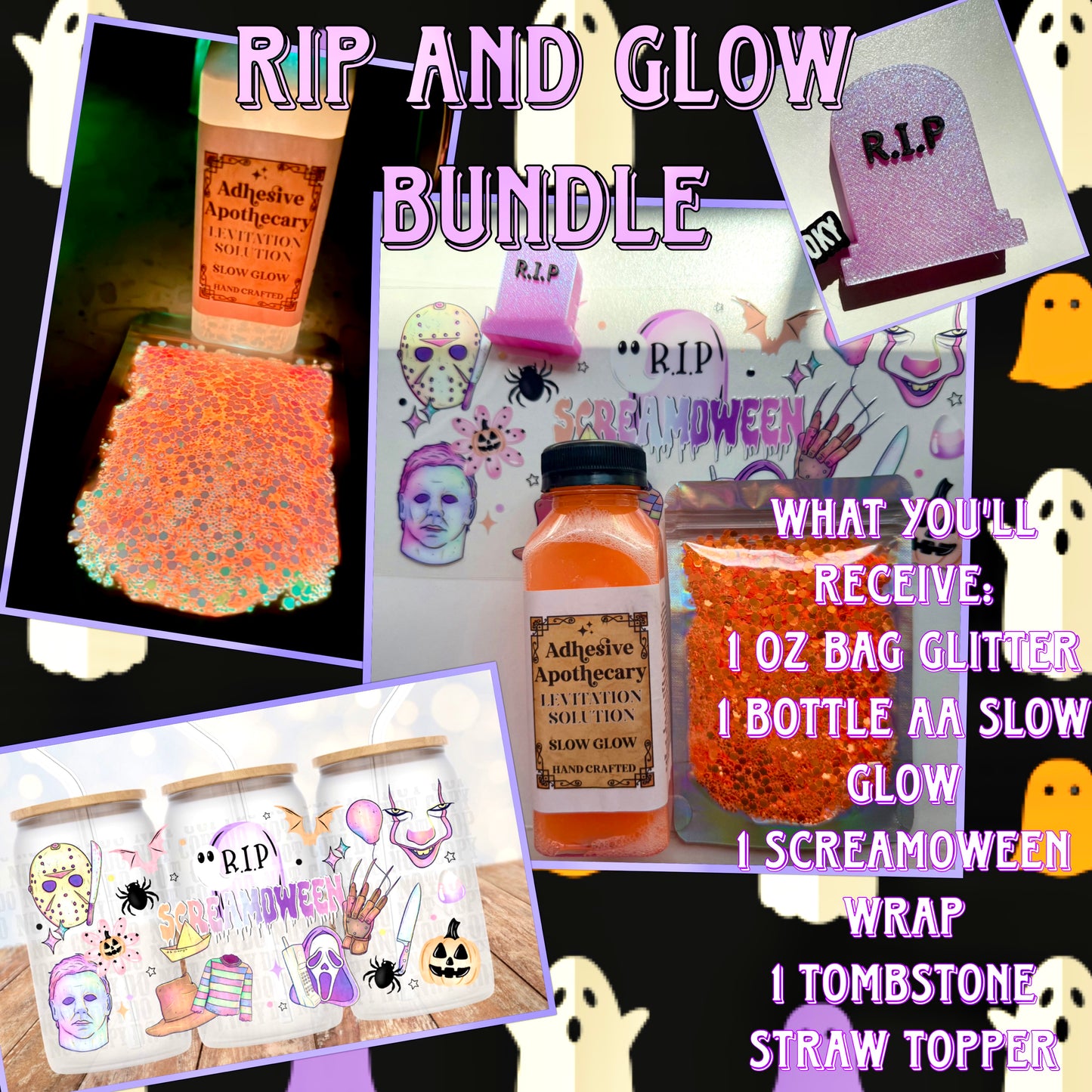 Glow in the Dark Snow Globe Kits