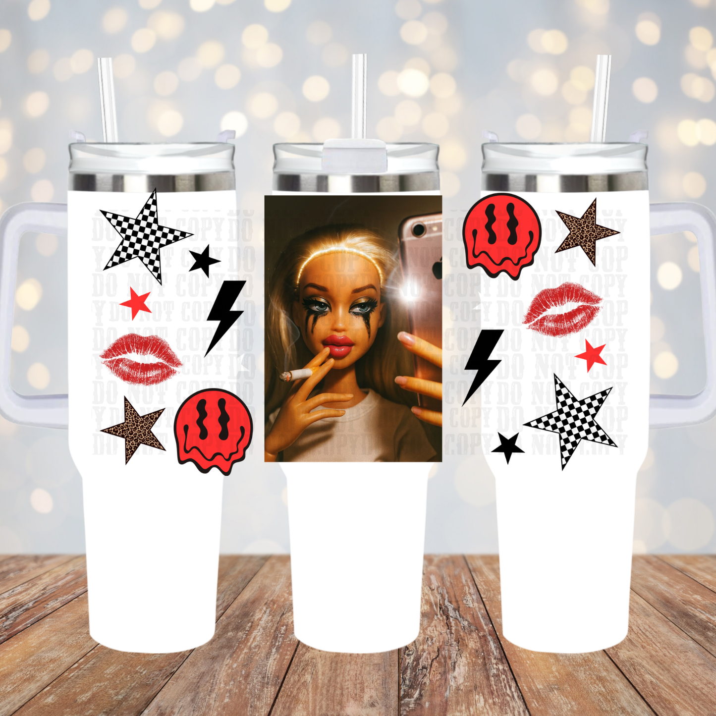 40/50oz BREAK UP DOLL UV DTF CUP WRAP-SHOP EXCLUSIVE FROM CIERA
