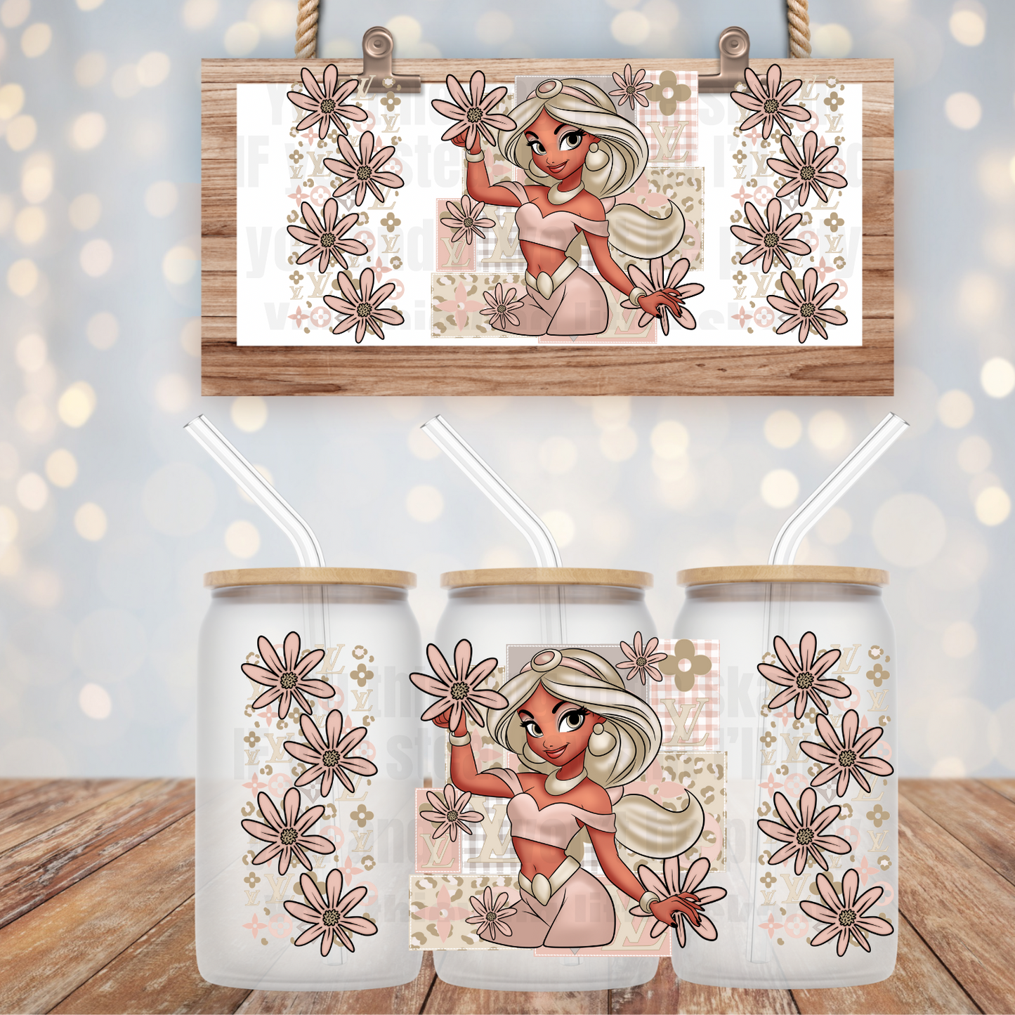 INSPIRED JAZZY UV DTF CUP WRAP