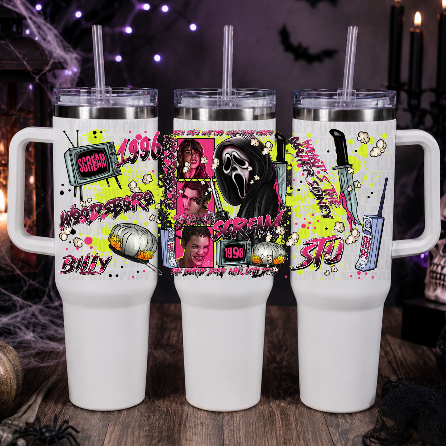 40oz 93 SCREAM UV DTF CUP WRAP