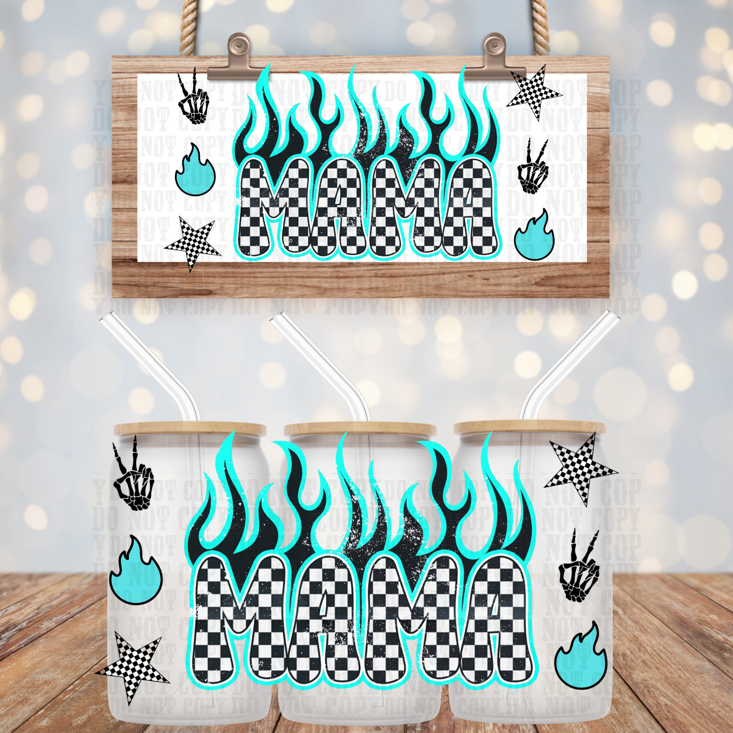 NEON MAMA BUNDLE UV DTF CUP WRAP - SHOP EXCLUSIVE BY CIERRA