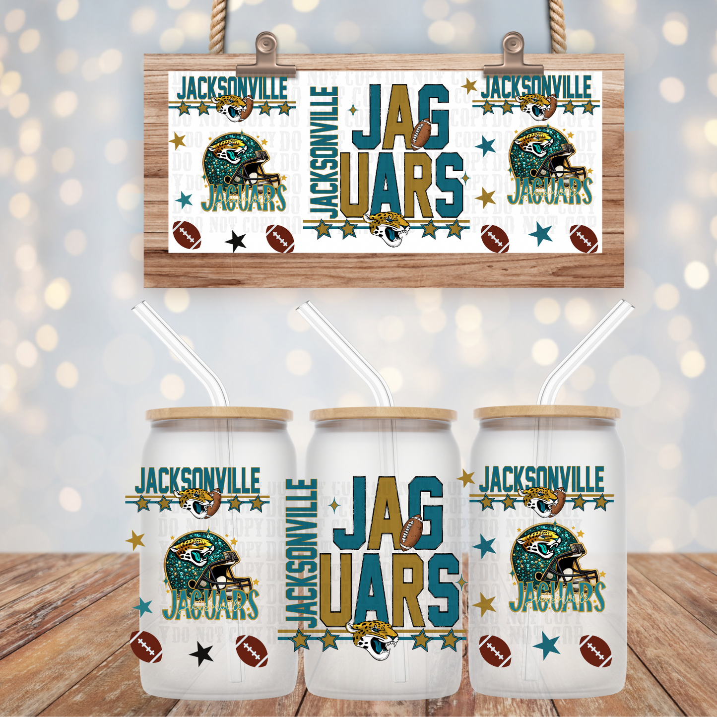 2025 STACKED FOOTBALL PRO BUNDLE UV DTF CUP WRAP-Shop Exclusive