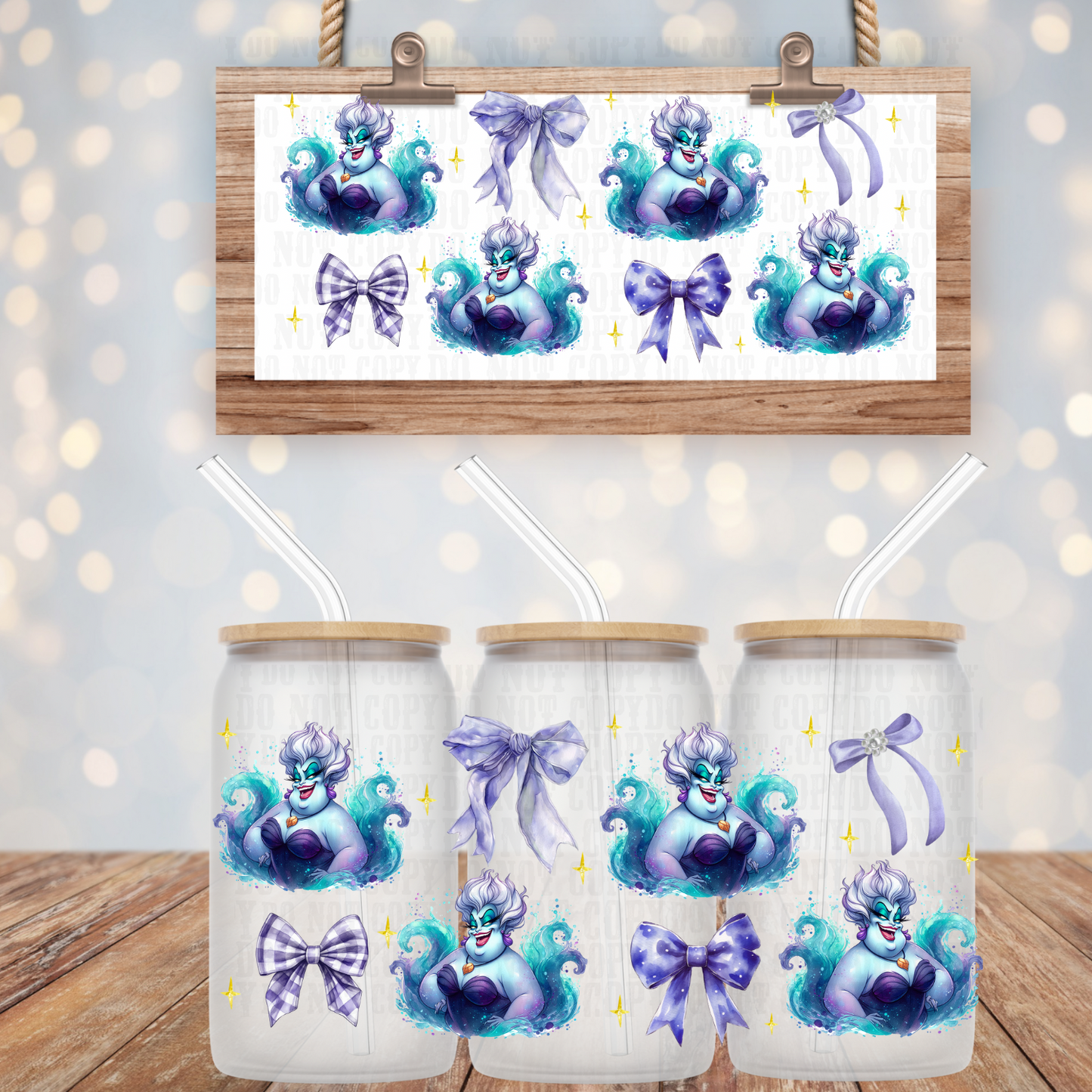 COQUETTE URSULA UV DTF CUP WRAP