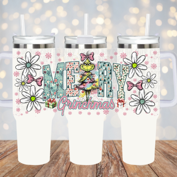 40oz FLORAL MRS GRUMPY UV DTF CUP WRAP