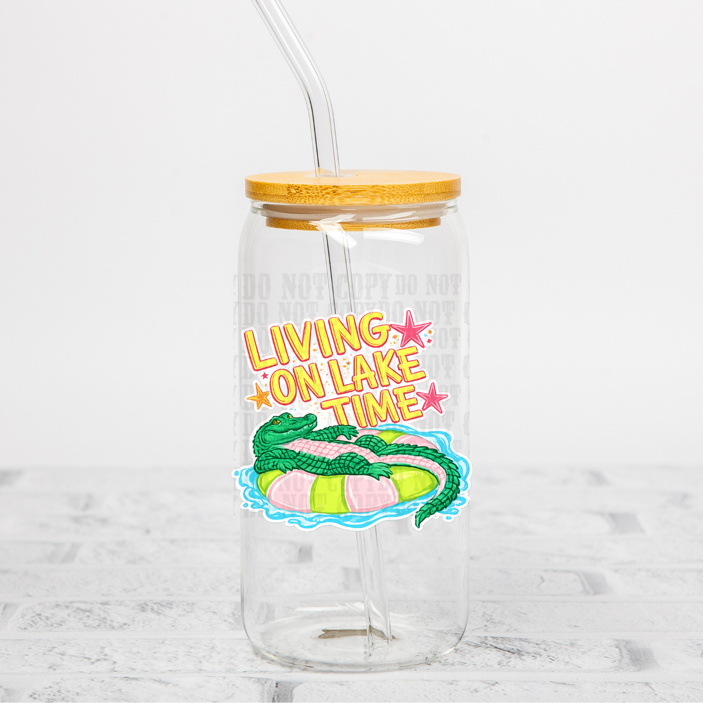 LIVIN THAT LAKE LIFE UV DTF DECAL