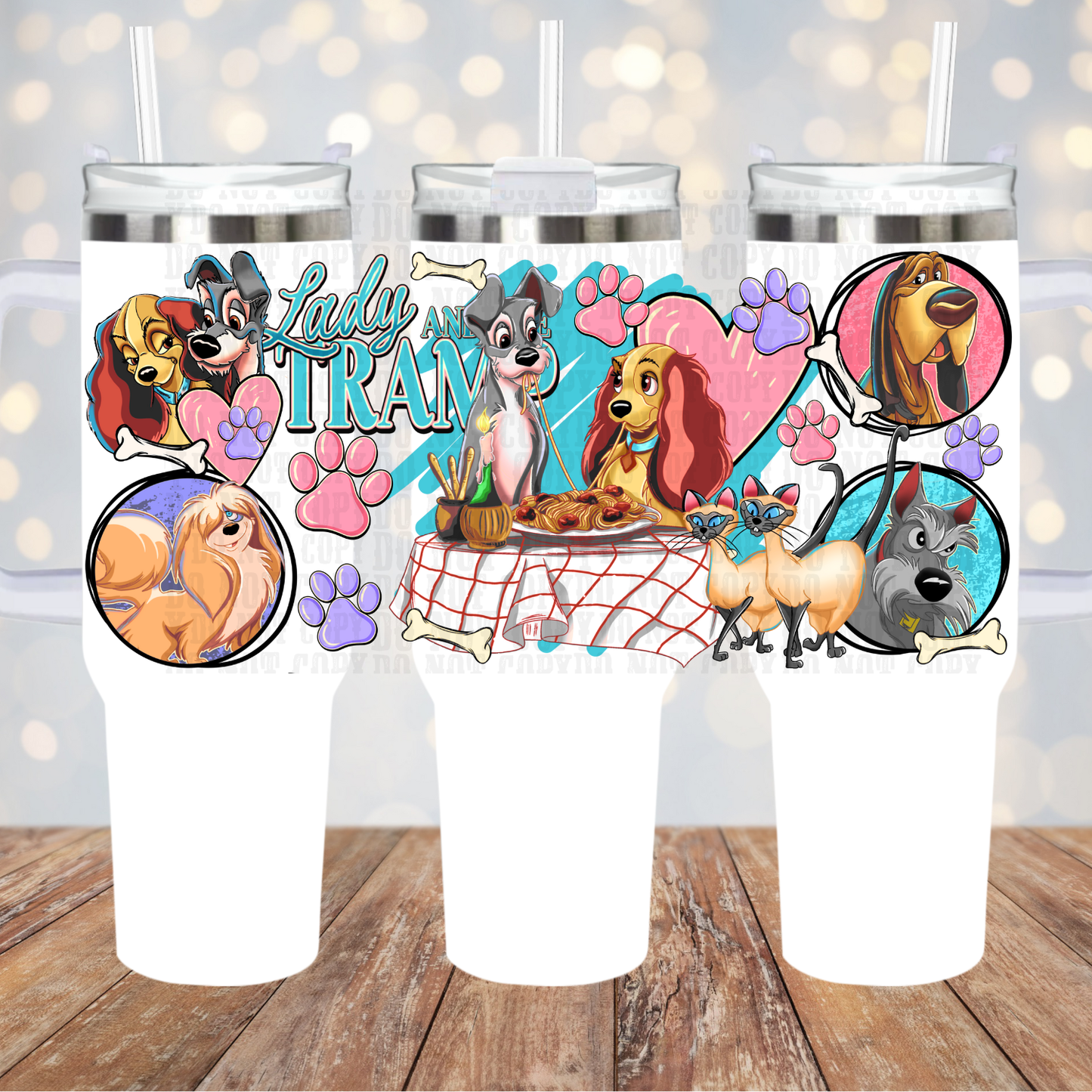 40oz LADY UV DTF CUP WRAP