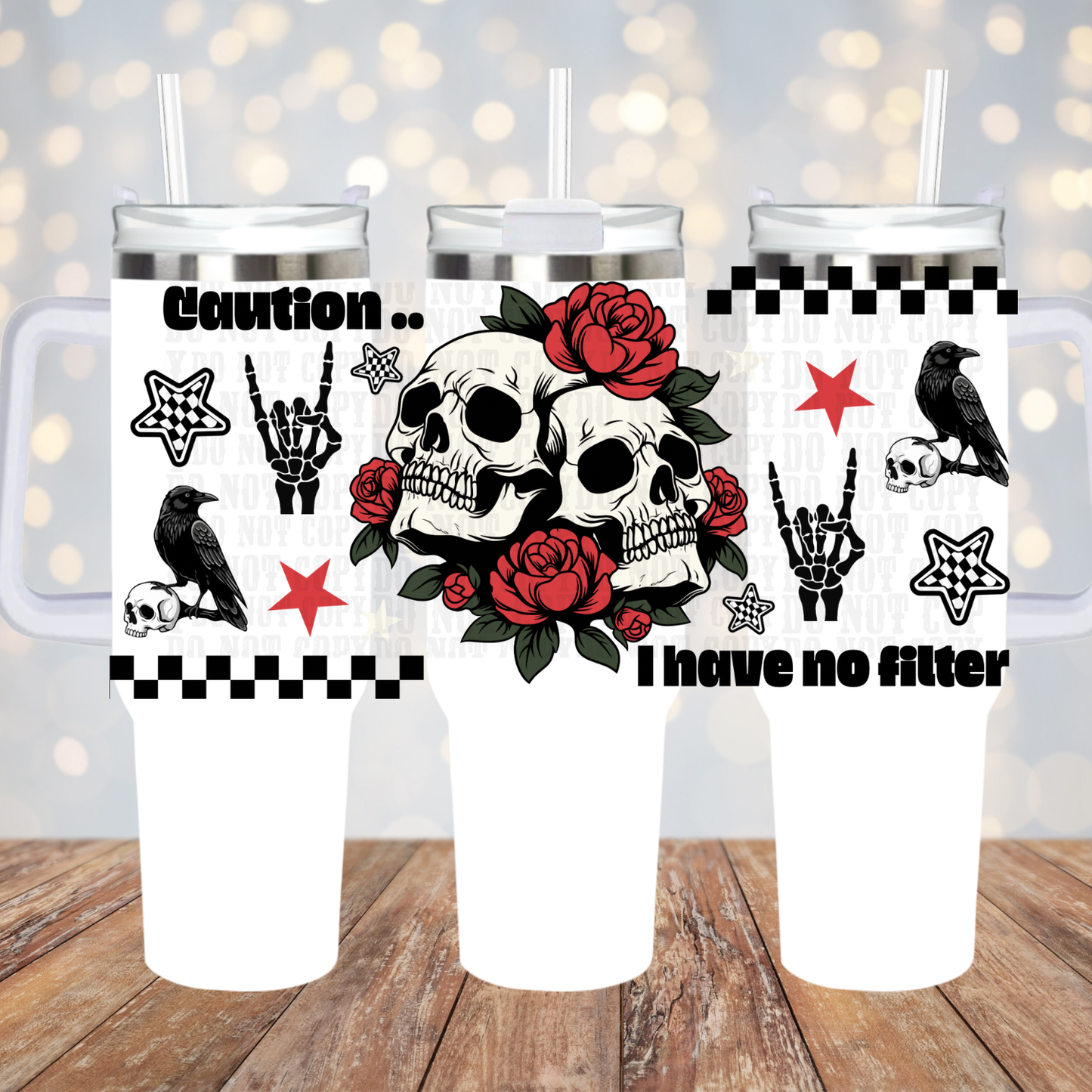 40oz FILTER UV DTF CUP WRAP - SHOP EXCLUSIVE BY CIERA