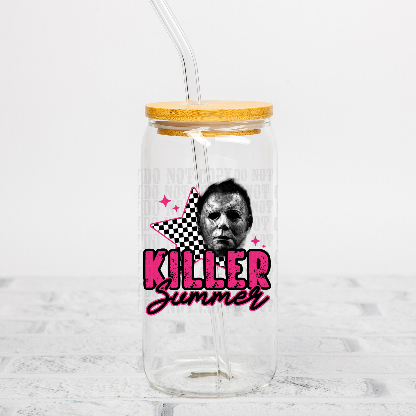 CHECKER KILLER SUMMMER UV DTF DECAL