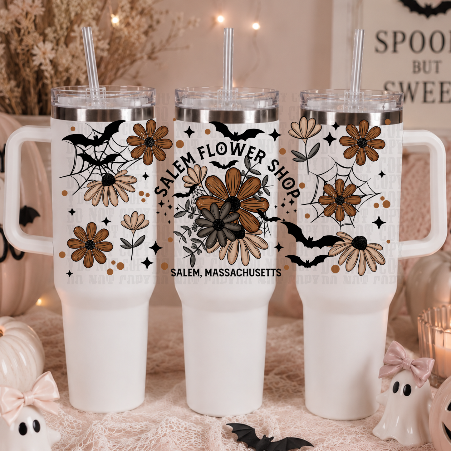 40oz SALEM FLOWER SHOP UV DTF CUP WRAP