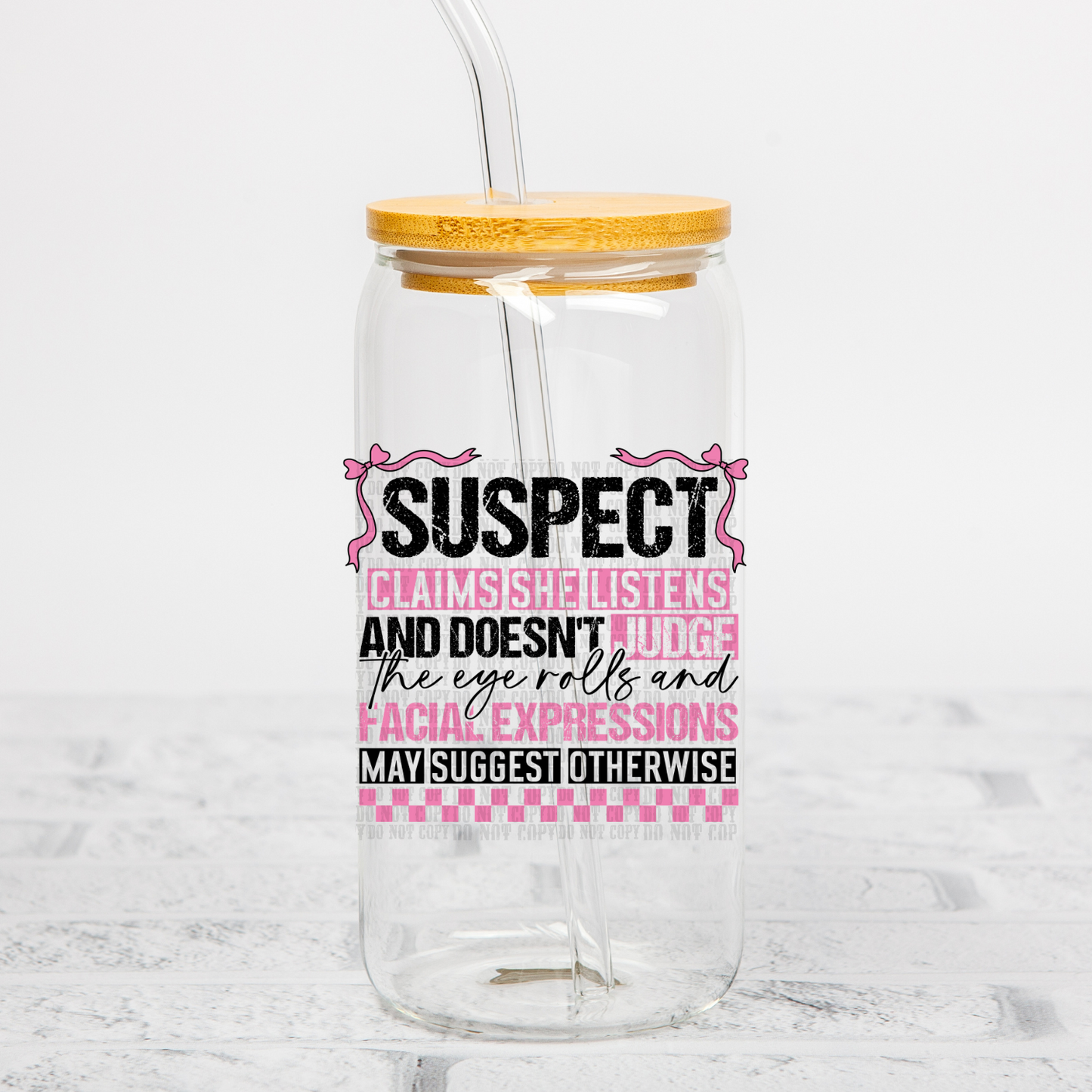 SUSPECT JUDGES UV DTF DECAL