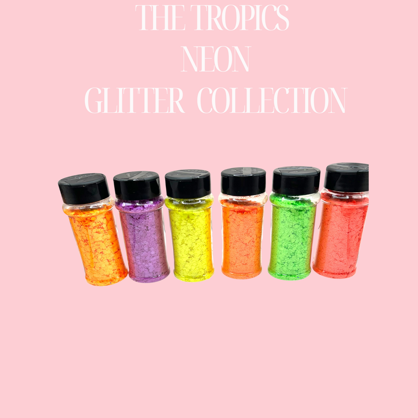 THE TROPICS - CHUNKY NEON GLITTER BUNDLE