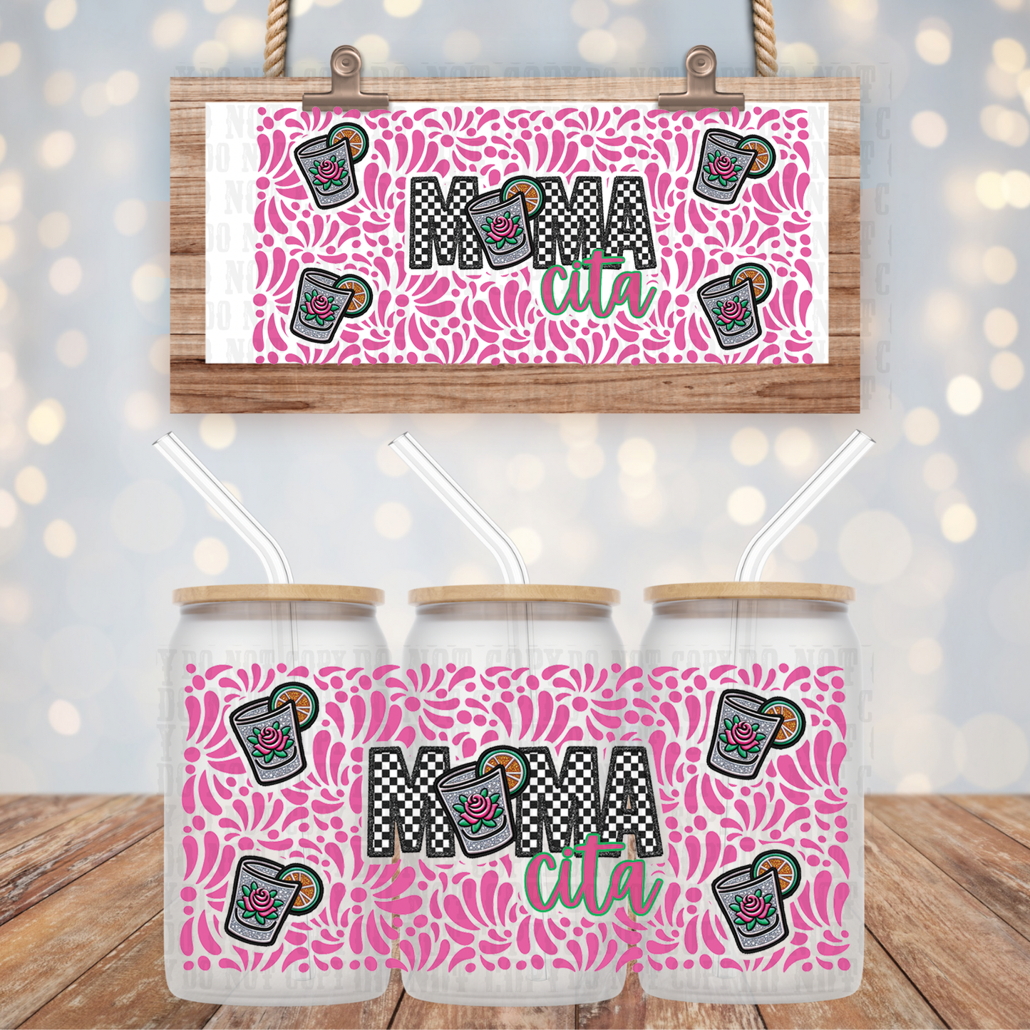 MAMACITA TALAVERA UV DTF CUP WRAP
