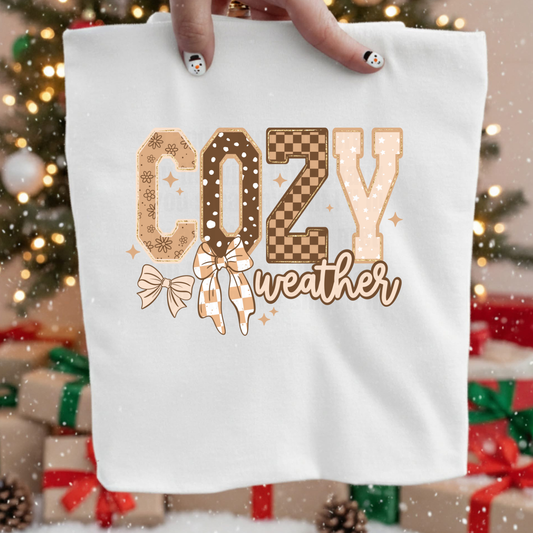 Patchwork Coquette Cozy Weather DTF