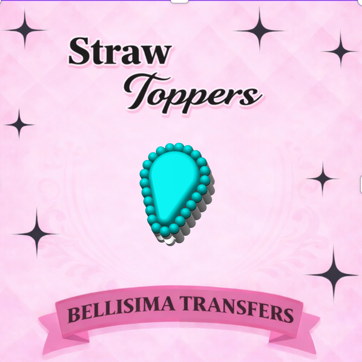 3D TURQOUISE TOPPER STANDARD SIZE OR STANLEY