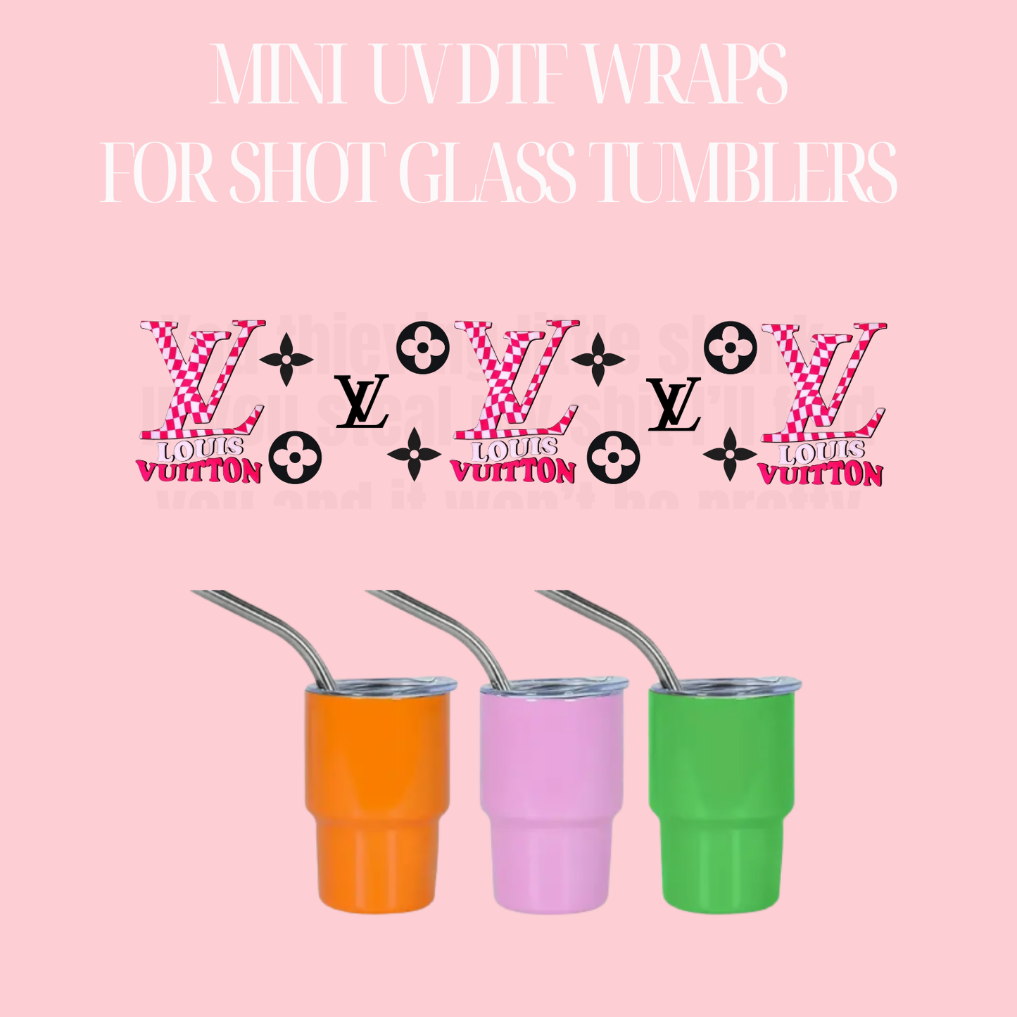 BOUJEE GIRLY Mini UV DTF Cup wrap