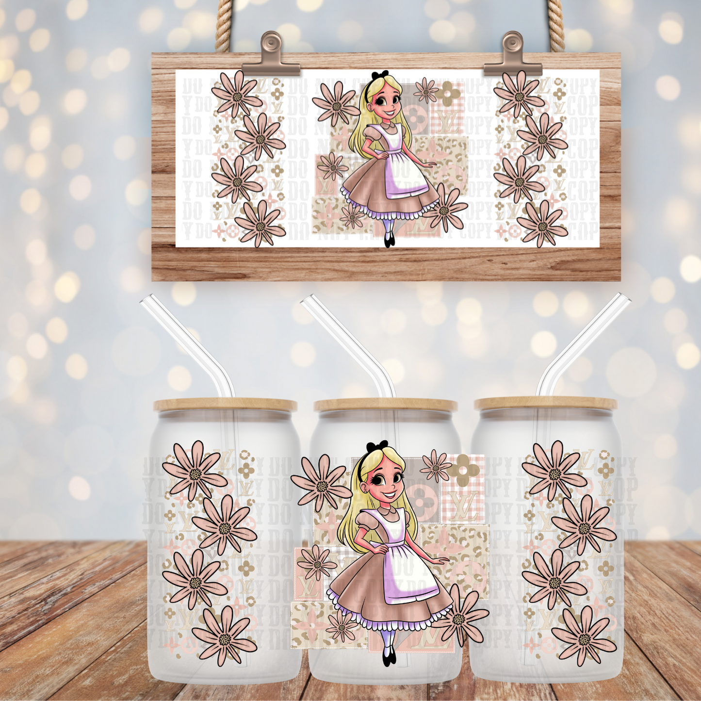 INSPIRED ALICE UV DTF CUP WRAP