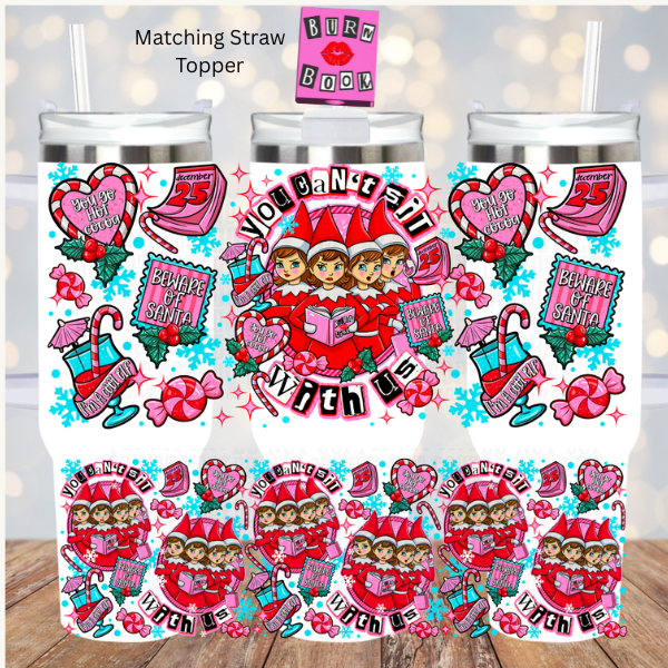 40oz MEAN ELVES UV DTF CUP WRAP