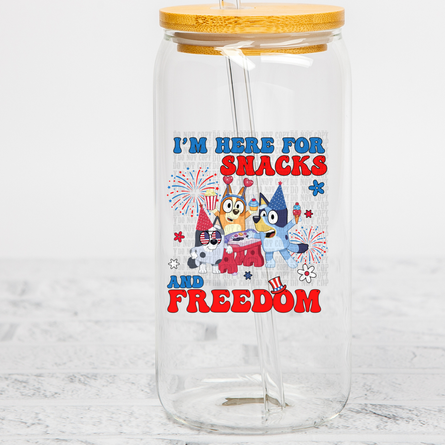 4TH SNACKS UV DTF DECAL
