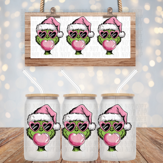 GRUMPY BUBBLE UV DTF CUP WRAP