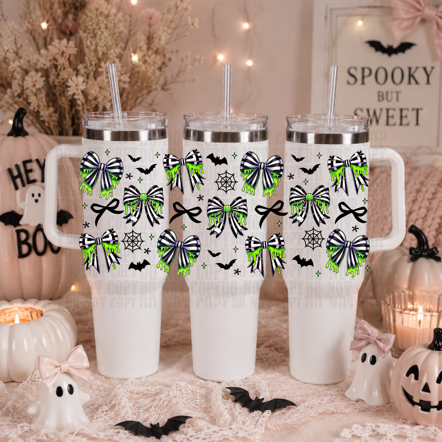 40/50oz BEETLE BOW UV DTF CUP WRAP