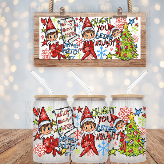 SHELF ELF UV DTF CUP WRAP