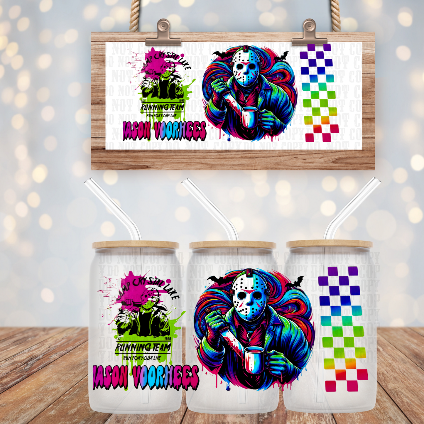 CAMP NEON UV DTF CUP WRAP