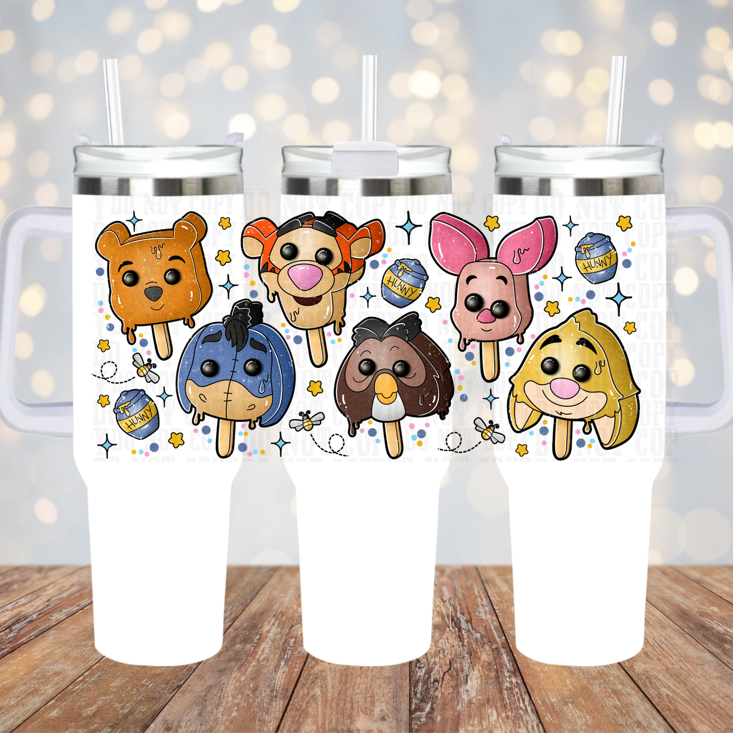 40/50oz BEAR GANG POPS UV DTF CUP WRAP