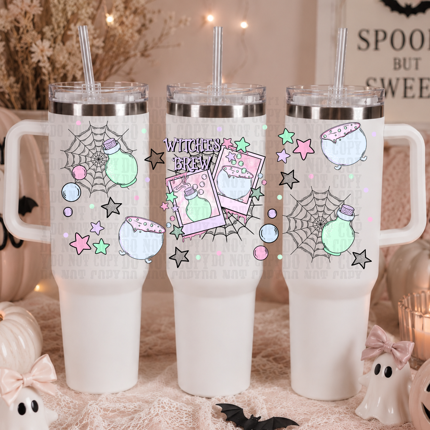 40oz PASTEL WITCHES BREW UV DTF CUP WRAP