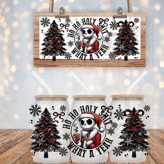 HO HO HOLY SHIT UV DTF CUP WRAP