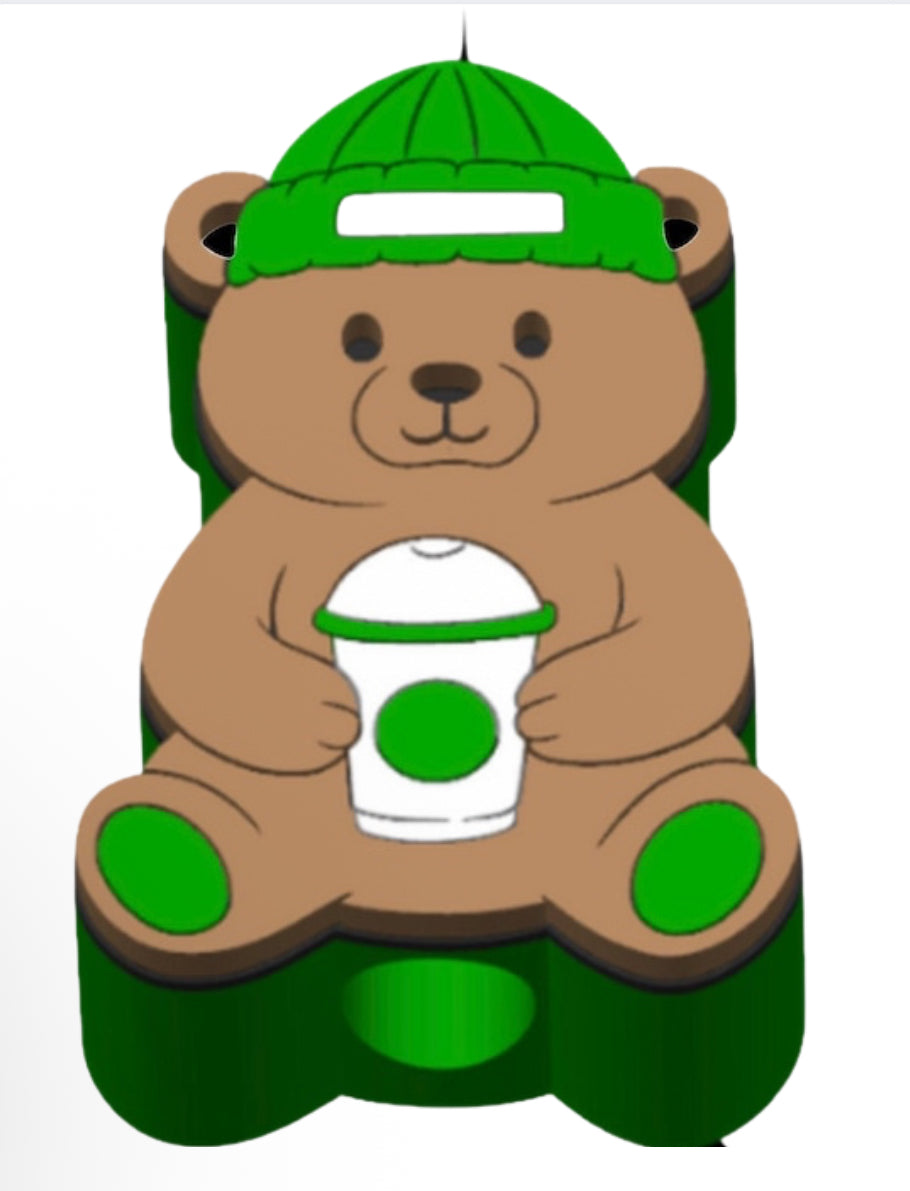 BEARISTA 3D STRAW TOPPER STANDARD or STANLEY