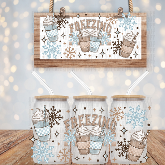 FREEZING SEASON UV DTF CUP WRAP