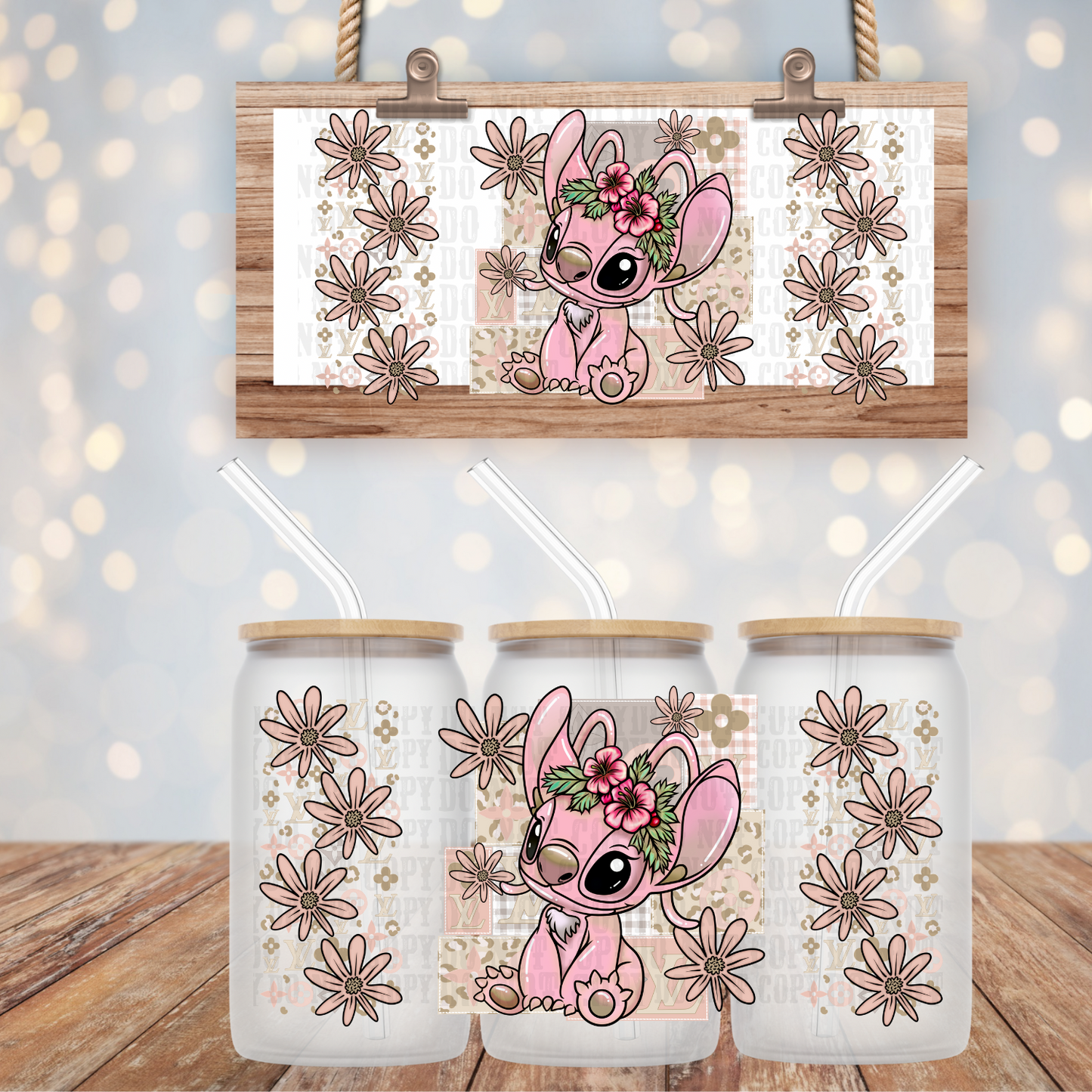 INSPIRED ANGEL UV DTF CUP WRAP