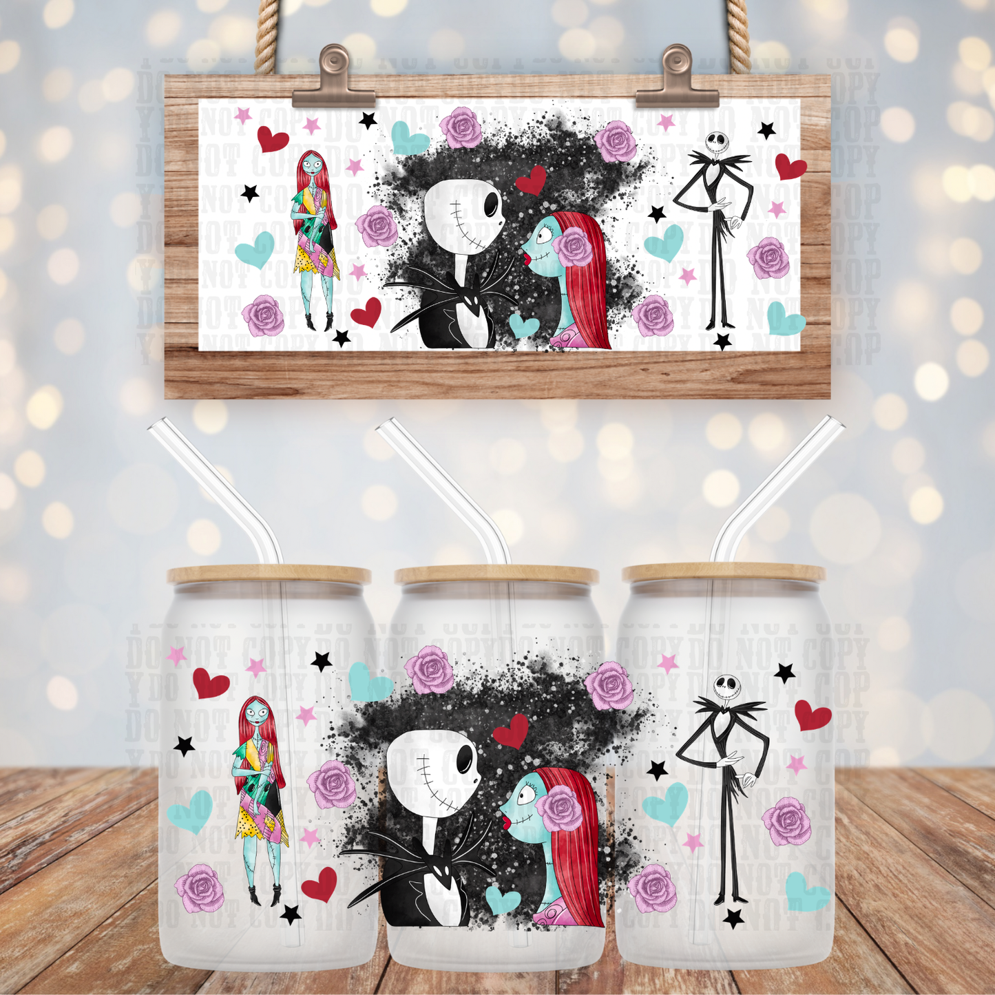 NBC LOVE UV DTF CUP WRAP