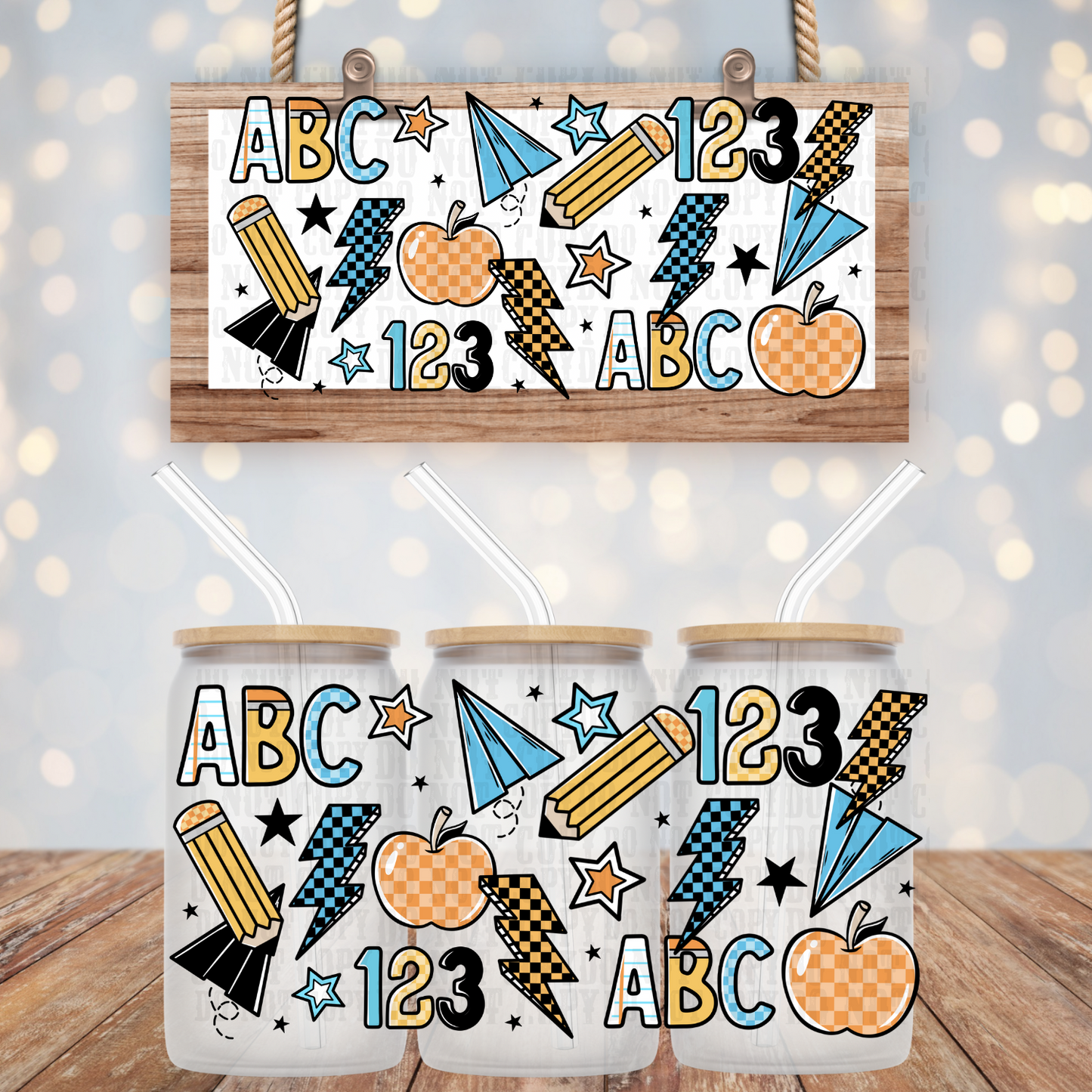 ABC UV DTF CUP WRAP