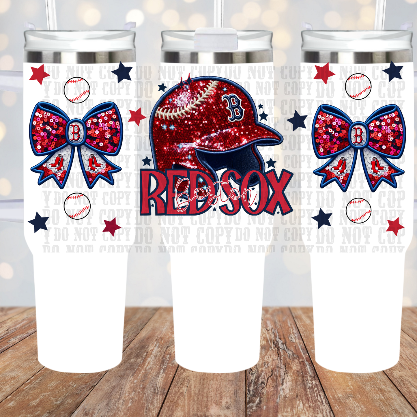 40oz BOSTON UV DTF CUP WRAP - SHOP EXCLUSIVE