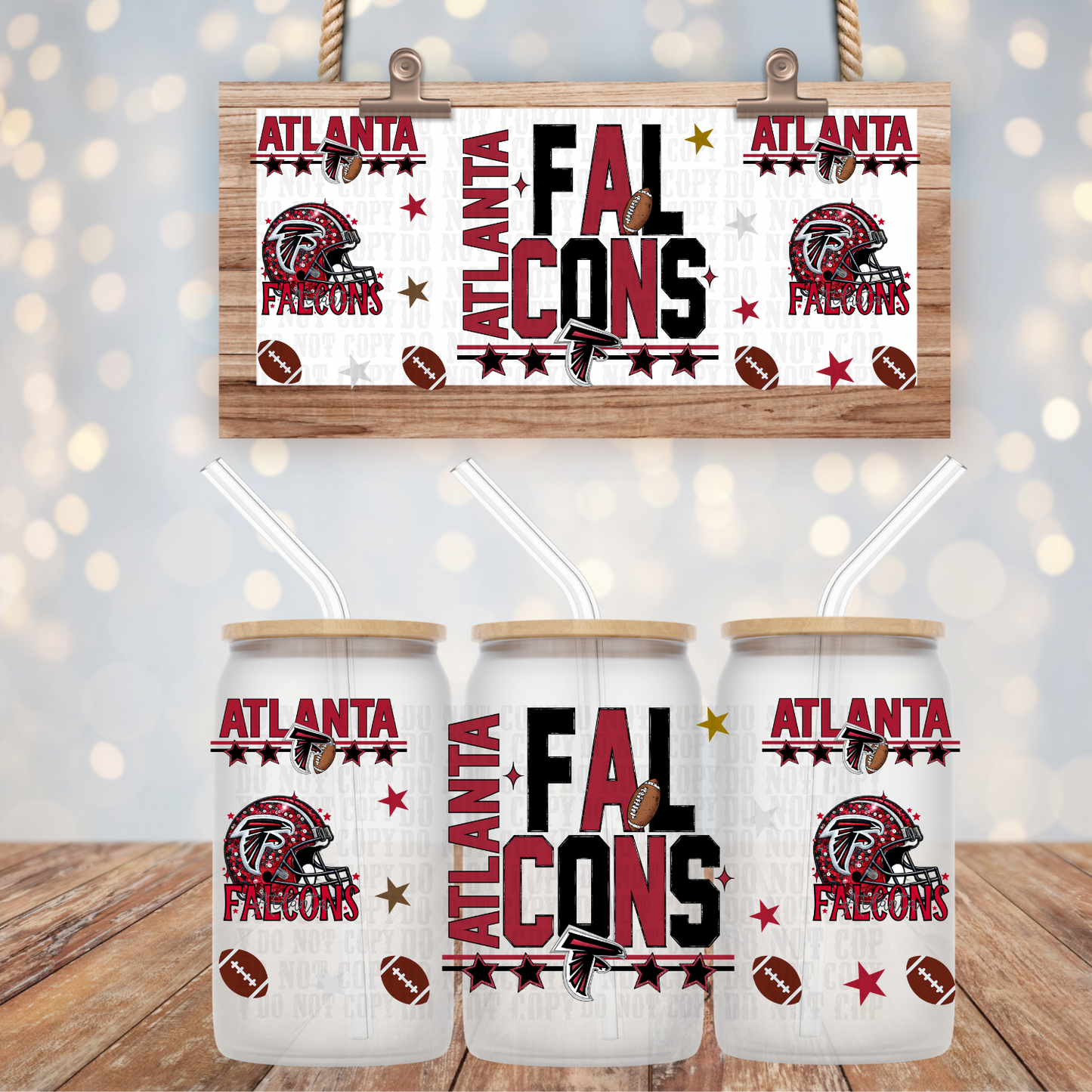 2025 STACKED FOOTBALL PRO BUNDLE UV DTF CUP WRAP-Shop Exclusive