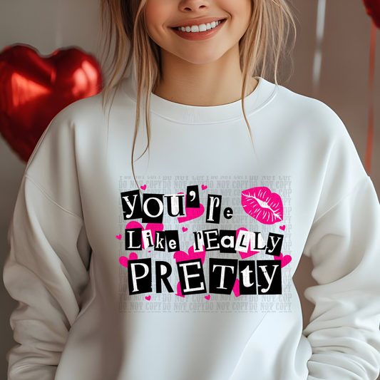 Valentine Mean Girls Inspired DTF Transfer | Pink & Red Valentine Graphic | Valentine Shirt Transfer