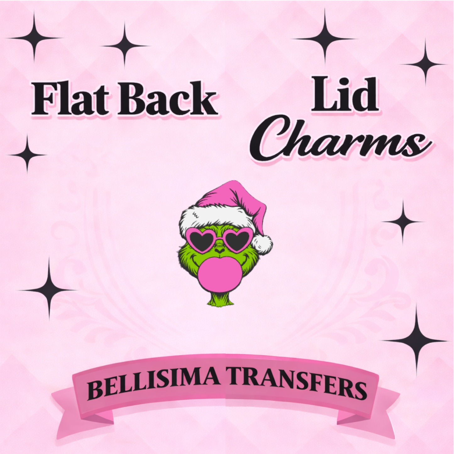 GRUMPY BUBBLE FLAT BACK CHARM