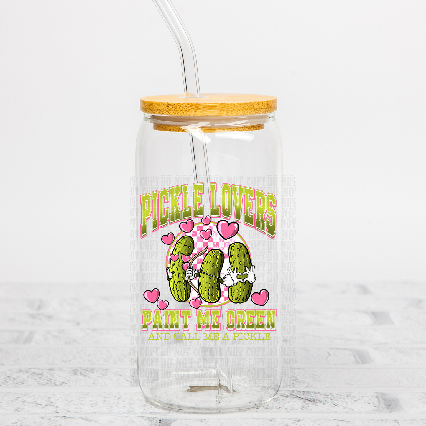 PICKLE LOVER UV DTF DECAL