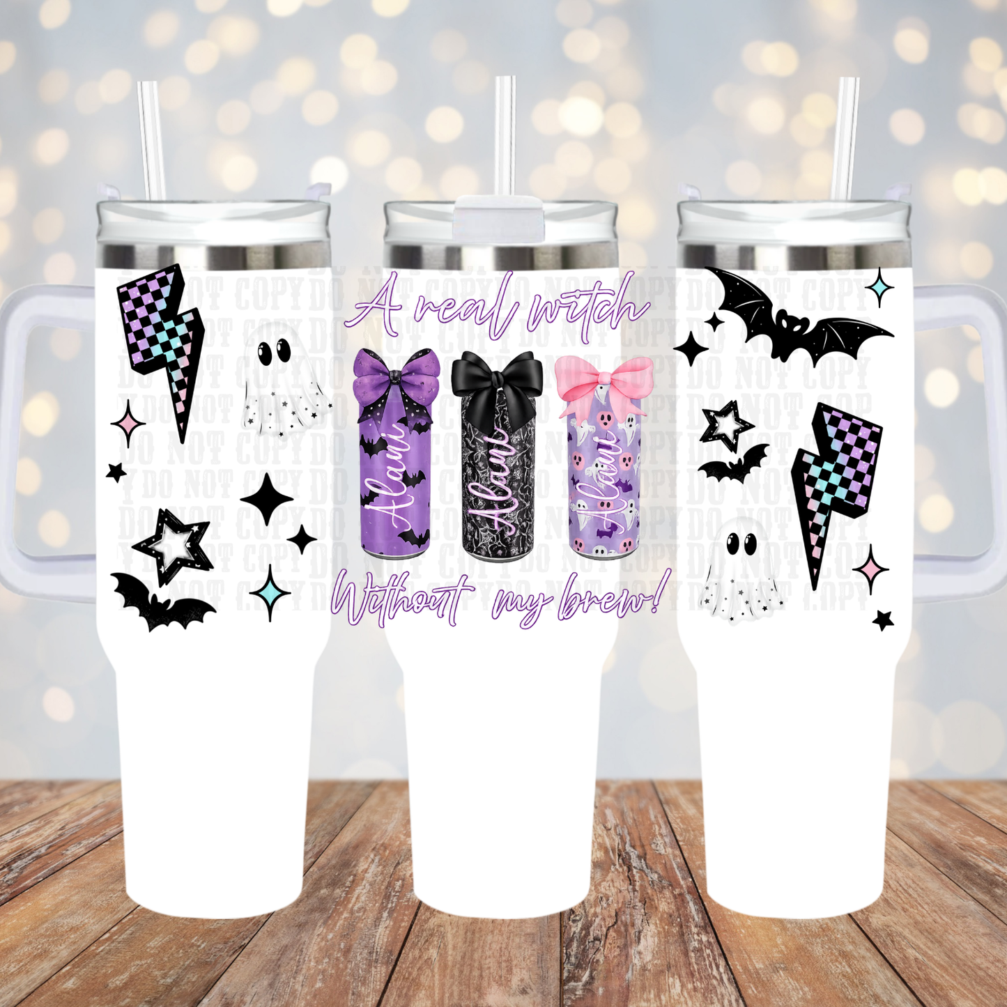 40/50oz REAL WITCH UV DTF CUP WRAP - SHOP EXCLUSIVE