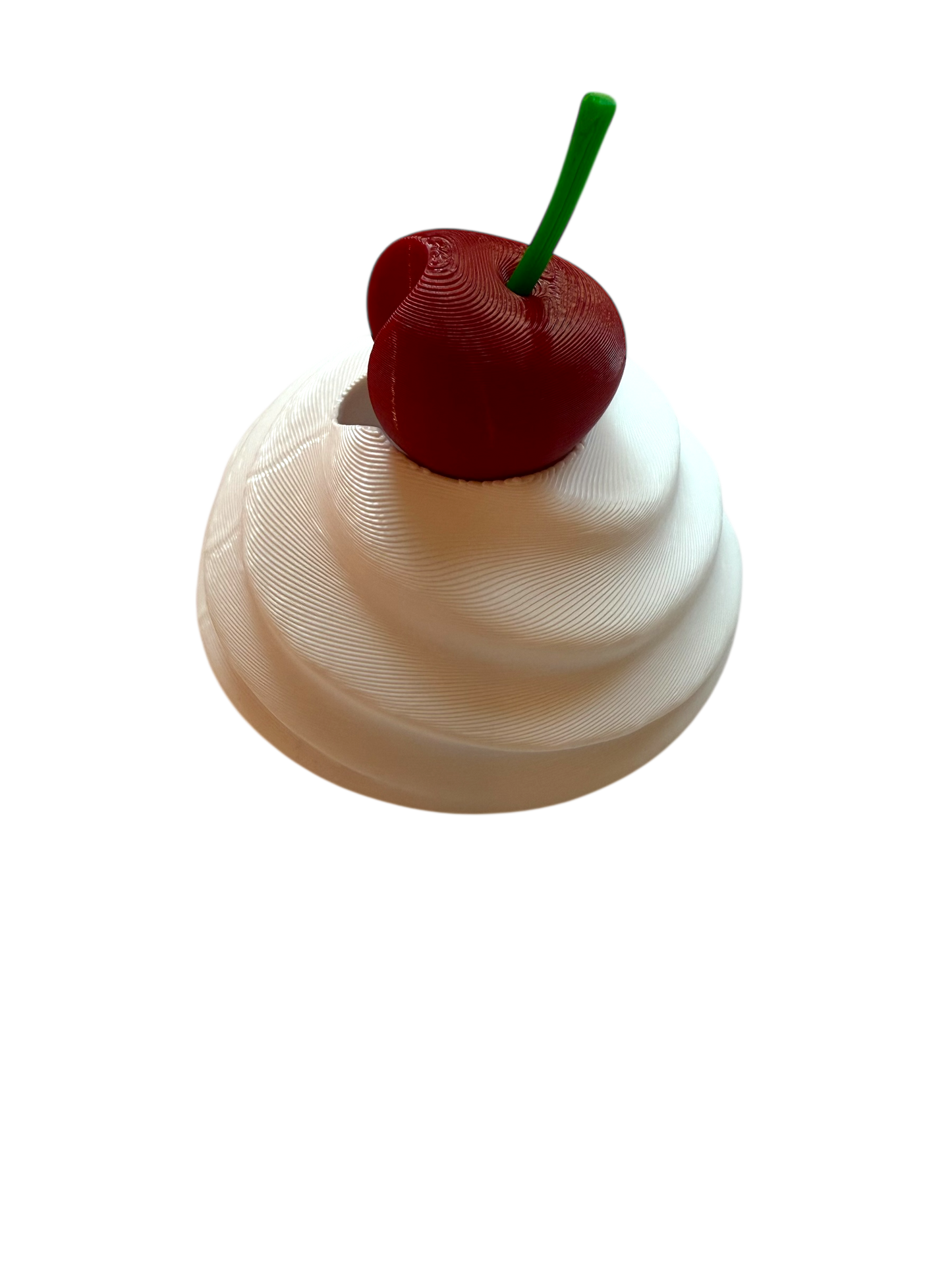 ☁️ 16oz Whipped Cherry – 3D Printed Tumbler Lid Accessory