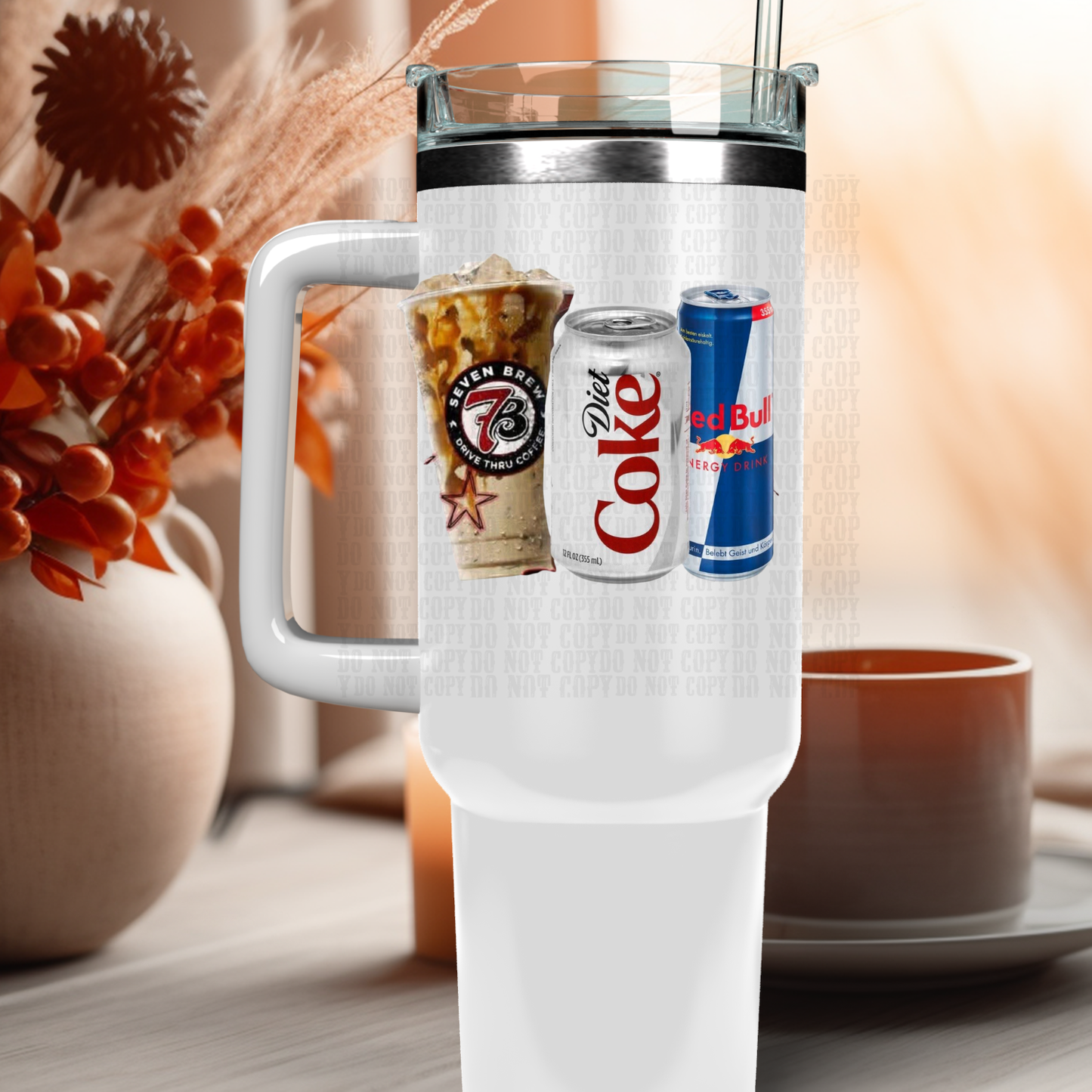 YES I ATE 7 BREW DP AND AHHLANI UV DTF CUP DECAL