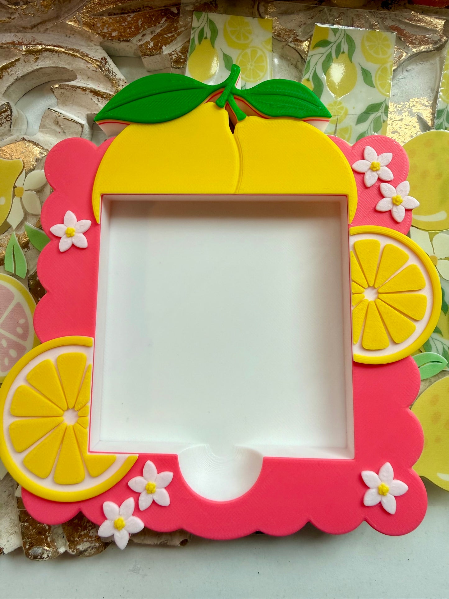 Lemon Sticky Note Holder | Desk Decor | Desk Accessories
