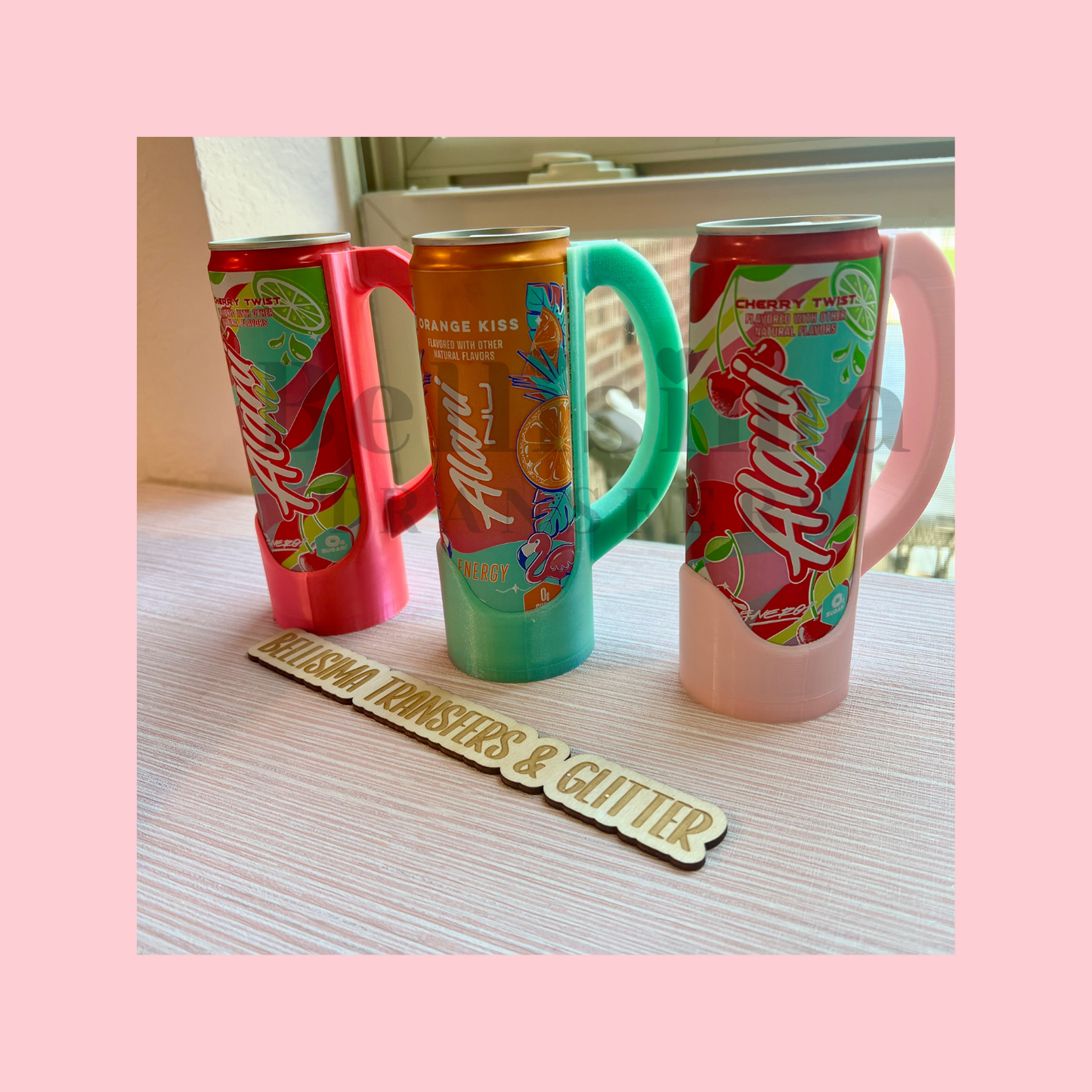 3D 12oz SLIM CAN AND SODA CAN HANDLE KOOZIE