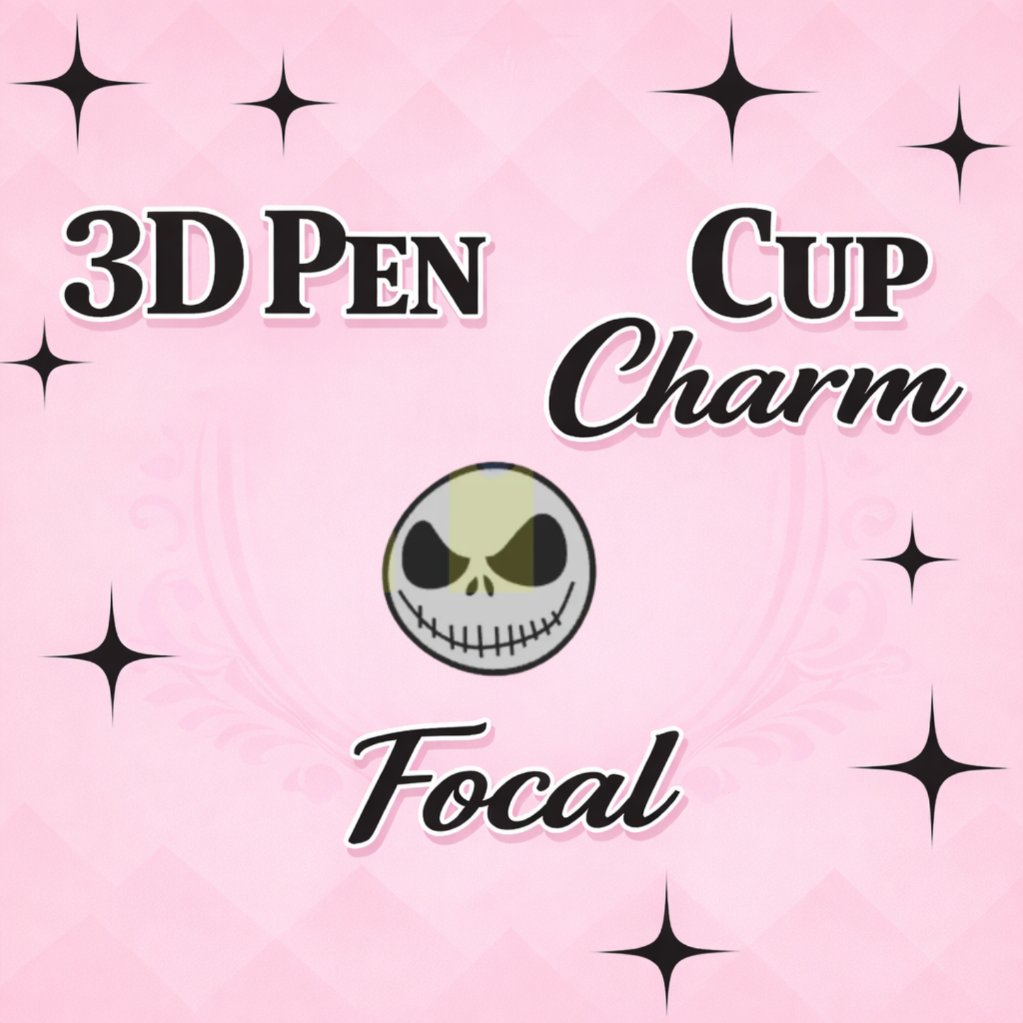 JACK Focal for Pen & Cup Charms -Interchangeable Decorative Pen Toppers