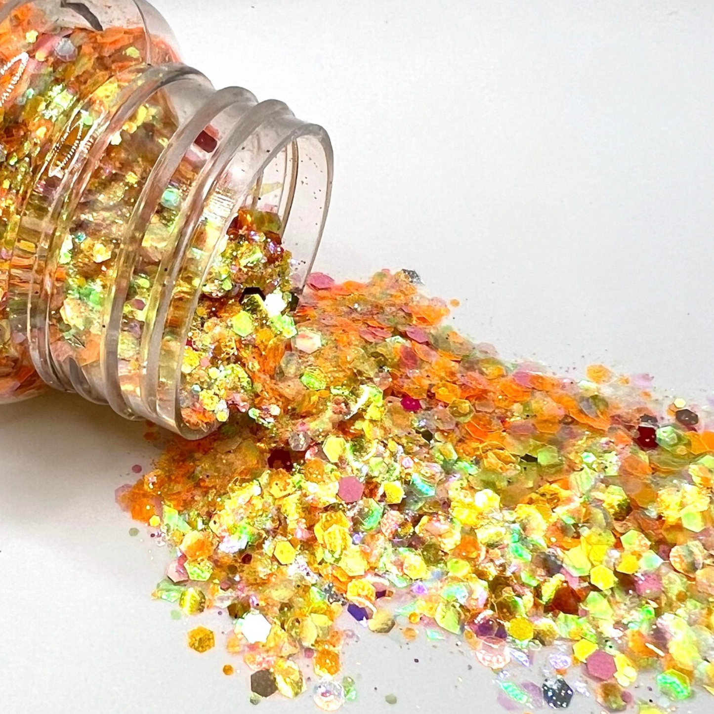 PEACH PLEASE- CHUNKY GLITTER