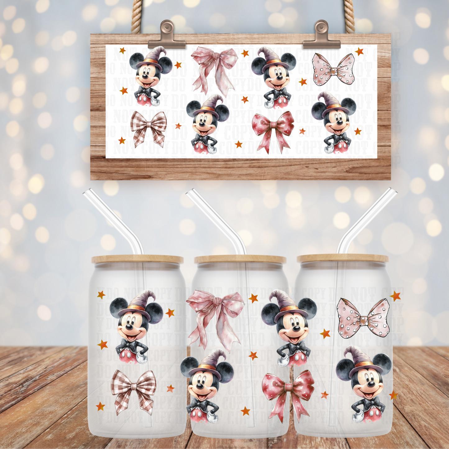 COQUETTE SENOR MAGICAL EARS UV DTF CUP WRAP