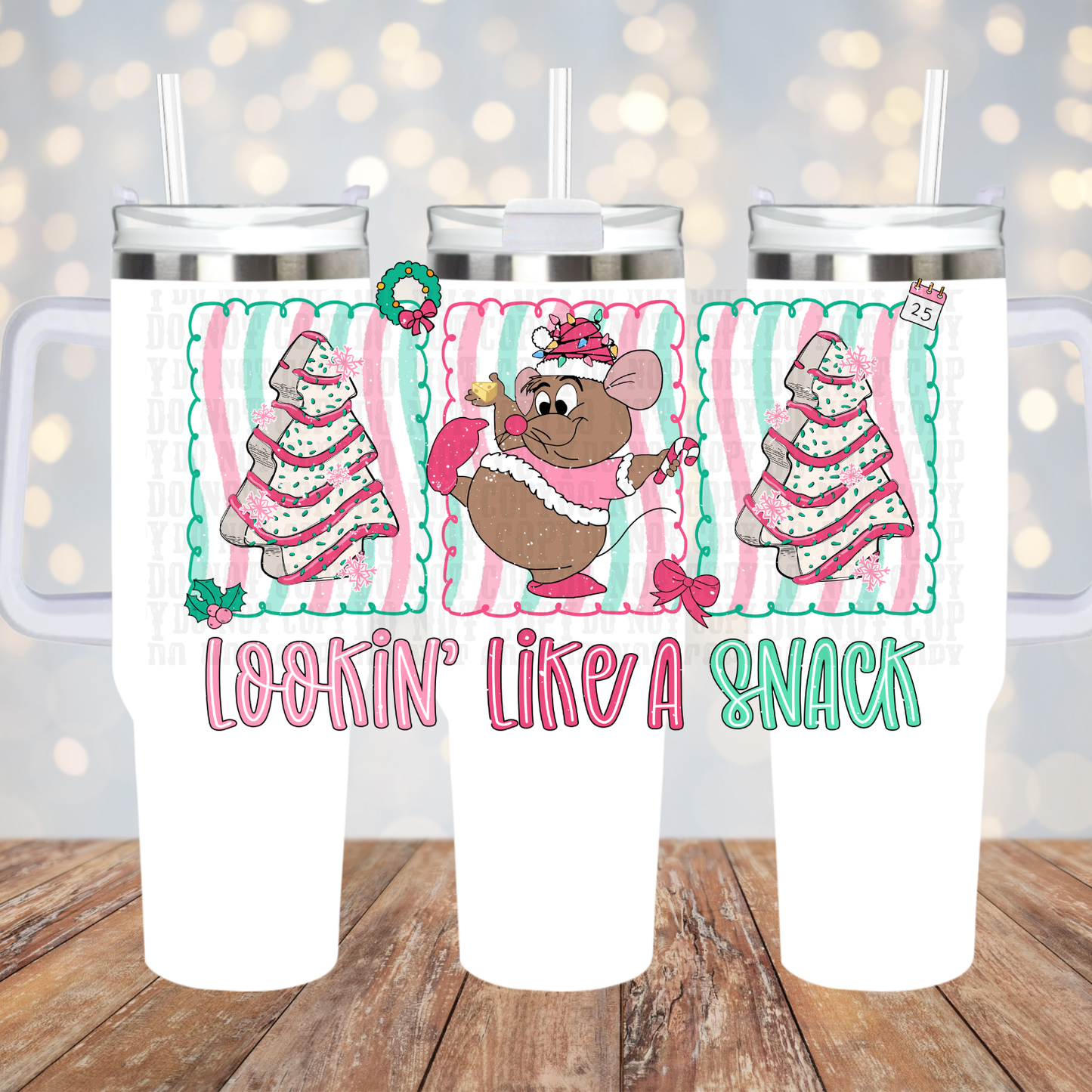 40oz RAT SNACK UV DTF CUP WRAP