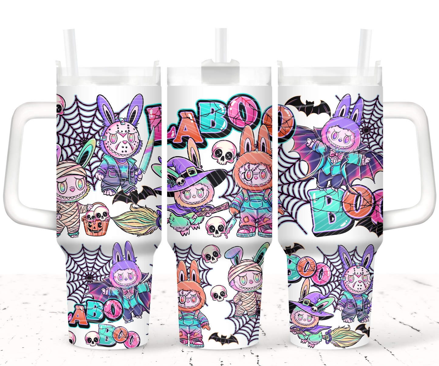 40oz ES SPOOKY BUBU'S UV DTF CUP WRAP