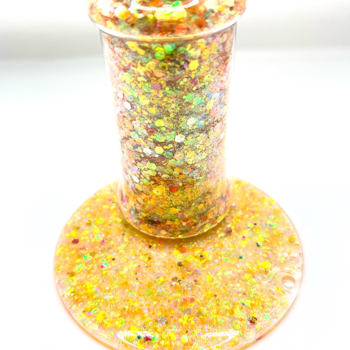 PEACH PLEASE- CHUNKY GLITTER